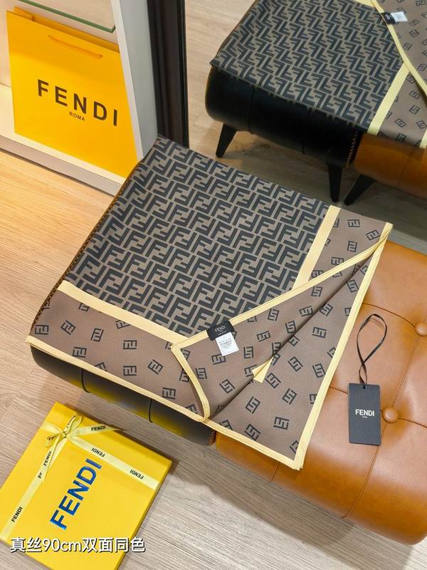 Fendi silk scarf hm06